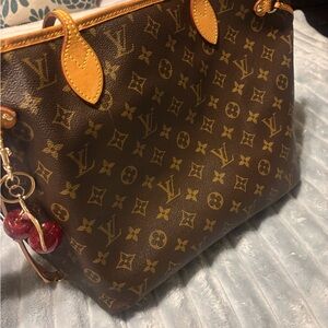 Louis Vuitton Monogram Canvas Tote Bag in Brown
